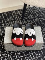 代购级 Birkenstock 勃肯 24Ss 秋季新款 米奇款 包头半拖鞋 人体工程学设计 软木乳胶鞋床 轻便舒适 脚感满分 脚蹬上就能走 穿脱超方便 Siz
