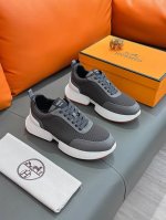 商品名称：Hermes 爱马仕 正规码数: 38-44 休闲鞋 商品材料：精选 透气飞织鞋面，舒适羊皮内里；原厂大底。