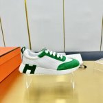 高版本 男40 私家顶级版本 爱马仕hermes2024春夏新款情侣运动休闲鞋系列 经典运动风格+英伦拼色设计，经典耐看！原版倒模楦型，极致1:1形体，进口高端