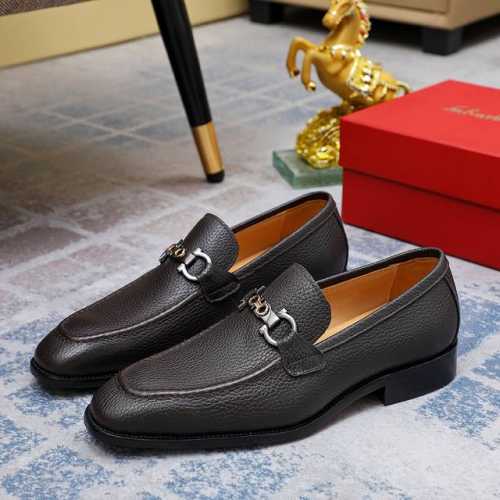工厂价 菲拉格幕 Ferragamo 新款男士休闲套脚鞋官网原版1:1开模，原单品质做工精细，高端奢华鞋面采用进口意大利头层牛皮奢华皮内里橡胶耐磨防滑大底，穿着