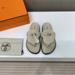 出厂价 男+10 Hermes 2024新款夹脚皮拖情侣款全系列 升级顶级版本.最全颜色 二舅拖hermes麂皮.牛皮2种材质选择 夏天的第一双鞋一定就是可爱的