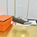 高版本 男40 私家顶级版本 爱马仕hermes2024春夏新款情侣运动休闲鞋系列 经典运动风格+英伦拼色设计，经典耐看！原版倒模楦型，极致1:1形体，进口高端