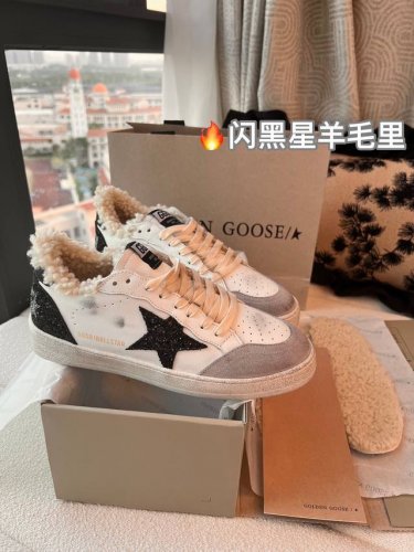 订单询价长期做货 亮片黑尾羊毛里情侣款31高版本低端勿扰 毛鞋建议拿大一码 Ggdb Star小脏鞋魔术贴情侣款黄金鹅脏脏鞋golden Gse Deluxe