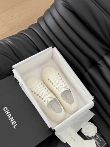 Chanel 25C新款大头饼干鞋原版开发顶级版本鞋面正品一致 内里羊皮TPU大底 非普通版本橡胶大底Size:35-39 其他码数定做