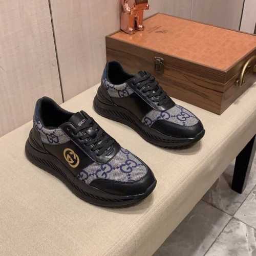 新款: 厂价: 古奇gucci* 最新爆款休闲运动鞋，顶端品牌奢侈～代购，顶级～质量 鞋面選用进口透气牛皮搭配材质透气羊皮垫脚 精细做工 原版个性时尚柔软橡膠耐