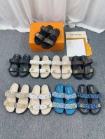 LV 路易威登 223 2024春夏新款 顶级版本原版一致专柜主打最新款 新款沙滩鞋 硬货上新代购级别！高级感十足！国内外博主刷爆的一款，复古又时髦 上脚美炸了