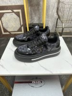 Pradr-普拉达 奢牌运动休闲鞋，进口原版材质，网布内里 高档舒适，原版大底轻盈耐磨！纯手工制作，细节决定品质！38-44 45定做不退换 Jk