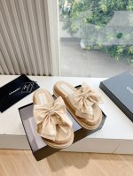 G030代购版chane*24S小香奈儿早春爆品编织凉鞋拖鞋 妥妥的自留款！！比经典款slingback舒服太多啦！每个颜色上脚都很显白 首选金粉 粉嫩粉嫩的显