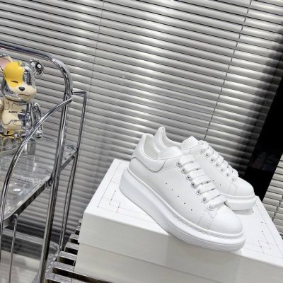 橙子出厂价 AlexanderMcQueen 亚历山大 麦昆 MCQ 情侣款小白鞋厚底增高休闲鞋 运动鞋板鞋 热销经典款 男女同款底厚：4.5CM码数：35-4