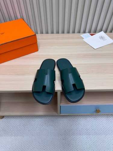 橡胶底 Hermes 爱马仕lzmir系列！复古 二舅拖鞋 H拖 凉鞋原版购入开发 做货 小牛皮和麂皮山羊皮凉鞋，经典“H”型鞋面 此鞋款是您衣橱中的点睛单品，