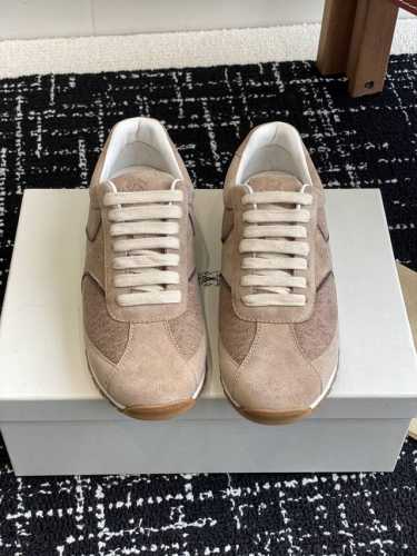 代购级 Brunello Cucinelli 25ss最新 Bc 系带 德训鞋 休闲鞋 阿甘鞋鞋面进口麂皮 进口牛皮 内里进口羊毛 羊皮里 0.5mm圆形冲孔设