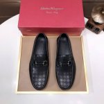 工厂 Ferragamo 菲拉格幕 专柜最新款 原版进口牛皮面料+羊皮内里+原版奢华金属扣+原版组合大底 对比无压力 38–44 45定做不退换