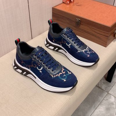 新款: 厂价: 古奇gucci* 最新爆款休闲鞋，顶端品牌奢侈～代购，顶级～质量 鞋面選用进口透气牛皮搭配材质透气羊皮垫脚 精细做工 原版个性时尚柔软橡膠耐磨防