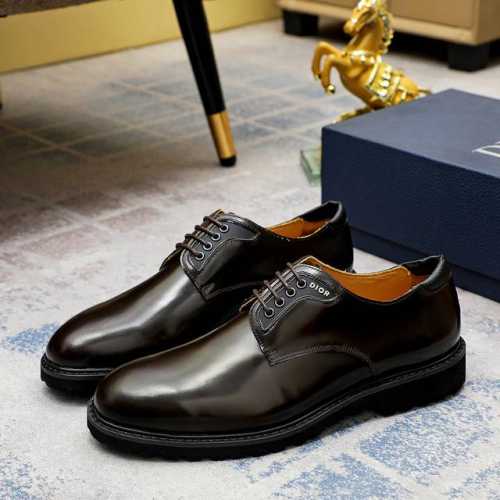 工厂价 Dior 迪奥 香港专柜新款休闲男鞋上市 官网1:1制作 意大利编织牛皮+水染皮内里 欧美大师设计 完美造型打造专柜品质，纯色橡胶耐磨大底加经典炫头！超