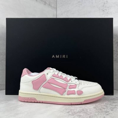 新款上架 灭世版本 直接冲正 Amiri 21Ss Skel-Top骨头鞋 原装模具 楦头 高端订单 专供国外 非市场通货版本 新配色陆续上架 尺码：35-45