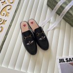 出厂： GUCCI 古驰2025顶级专柜 新款限定官网上新 独家首发 GUCCI 古驰 25SS 经典全系半拖 单鞋 一脚蹬 毛半拖 Gucci半拖 Gucci