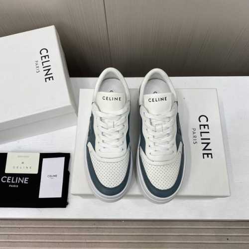 出厂价P Celine赛琳 25 最新 Block系列 系带 休闲 运动鞋 Triomphe 皮革贴饰，瞬间给这款 Block 运动鞋注入了清新柔美的魅力，爱了