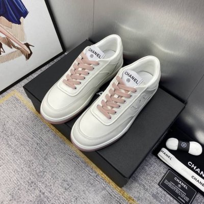 出厂价 顶级品质 Chanel香奈儿 小香2024新品 专柜新款爆款系列 23C 最新爆款 休闲板鞋 小香 年末爆款单品 经典配色 菱格清新彩色拼色 Coco女