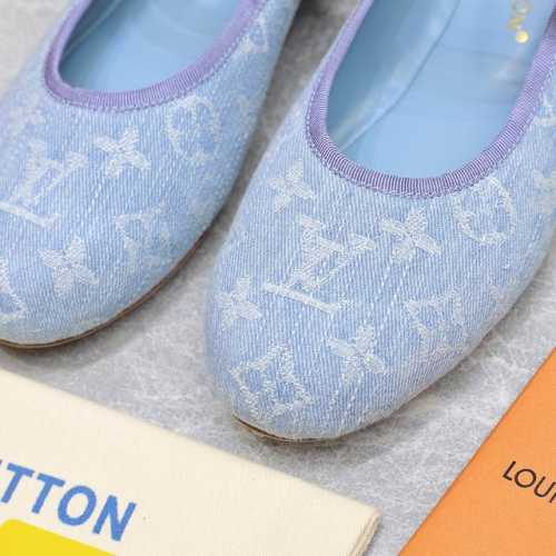 最高版本 Lv 路易威登 24 2024 早春新款 顶级版本原版一致 专柜主打最新款 Romy平底芭蕾舞鞋 硬货上新 代购级别！高级感十足！国内外博主刷爆的一款