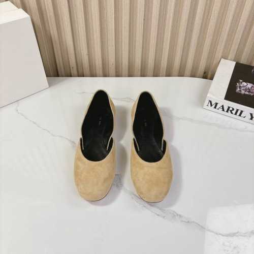 The Row 新款小众法式玛丽珍单鞋乐福鞋单鞋女真皮玛丽珍单鞋这双简直就是年度梦中年度必入高级感从里到外散发了 一定要入 面料：原版进口马毛 羊京 内里：进口
