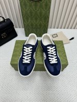 男款10 Gucci 古奇2024最新款 阿甘鞋 德训鞋 休闲鞋 复古时尚 简约高级 随意搭配 上脚非常轻便舒适！ 鞋面：原版牛皮面 网面拼接 内里：羊皮 大底
