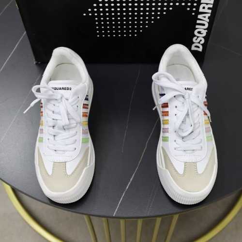 情侣款 Dsquared2男士logo印花及踝运动鞋D二次方 官网最新版， 大气十分亮眼 男士休闲鞋。原版1:1大底 独具时尚前卫气息 ，更显尊贵！是潮男的首