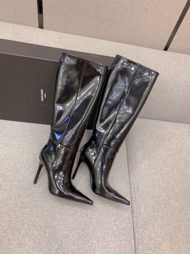 出厂价 Ys*新款尖头高跟长靴 杨树林最懂女人心 不接受反驳 超级无敌女人味神器 鞋面开边珠牛皮 内里垫脚羊皮 意大利真皮大底 跟高10Cm 尺码35-39 3