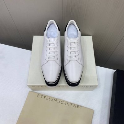 出厂价 手绘烫钻+20 明星同款鞋 Stella Macartney经典系列elyse实木星星鞋厚底松糕鞋方头单鞋细腿增高鞋 Stella Mccartney