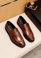 Prada 2024原单级完美精品，高端男士厚底系带德比鞋！现代主义简约风格，完美还原原版经典，进口开边珠牛皮制作，购入原版1:1精准复刻，欢迎一切对比，百搭时