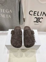高版本出厂 LOEWE罗意威2025ss春夏新款厚底居家勃肯半包托鞋高级感十足，网红ins种草神器、非常复古风、气场十足单品、设计风格非常新颖、高档且非常舒适.