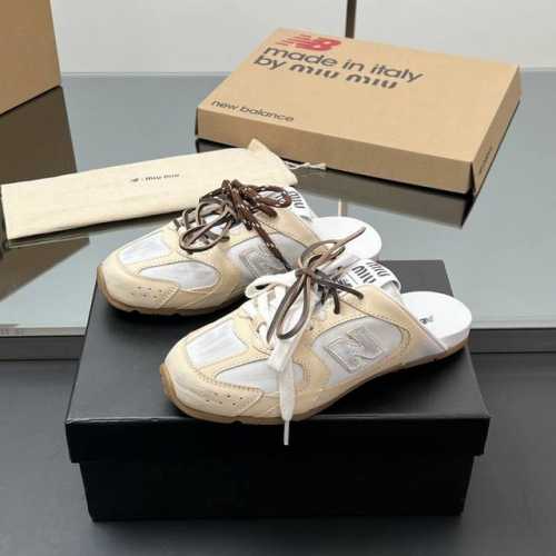 顶级版本 女 ；男码50 缪缪Miumiu X New Balance Nb530擦色 做旧 联名系列运动鞋、跑步鞋。 原版购入开发 做货 经典Nb530联名新