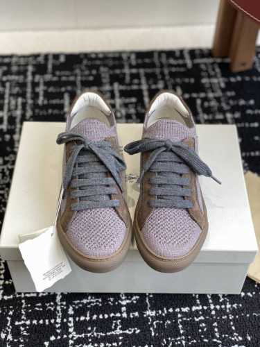 代购级 Brunello Cucinelli 25ss最新 Bc 系带 休闲鞋 鞋面进口麂皮 内里进口 羊皮里 0.5mm圆形冲孔设计 透气不闷脚 独家开模TP