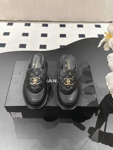 40 41定做不退换 Chanel 24K 2025C菱格单鞋 拖鞋 新出的teddy书包扣乐福鞋真的太爱啦 这款有多火 想必宝宝们都知道 大表姐 刘雯同款乐福