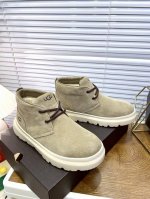 ugg Size：码数:39-45 Ugg2024秋季新款男士舒适平底圆头时尚短靴休闲切尔西靴 款号1152050 牛皮磨砂面+内里真羊毛+发泡大底