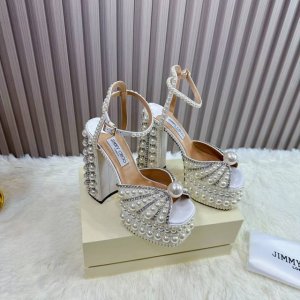 出厂Jimmy Choo 吉米周是一个非常全面之尊贵时尚生活品牌， 香港,美国等大时尚博主及明星的同款表带女士高跟，中跟，平跟后空凉鞋系列澳大利亚尖头 圆头，方