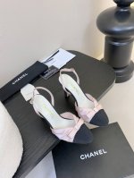Chanel 小香25CA新品蝴蝶结单鞋系列原版1:1复刻 经典中的经典无论搭配裤装还是裙装都是完美小圆头的设计很好的修饰脚型 小仙女们必备！鞋面采用进口真丝内