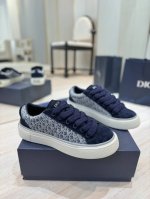 出厂价： 顶级版本 迪奥 2025高定系列新款男鞋 CD 果冻色平底休闲鞋 Dior and STONE ISLAND B33圆头系带帆布滑板鞋 明星同款Obl