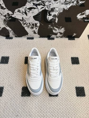 Celin* 赛琳 25ss春夏季新款板鞋厚底鞋饼干鞋小白鞋 新色来袭 超级好走 增高7CM 妥妥好走不累 原版打造 所有材质完全对版 标志性 Triomphe