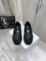 代购级 Dior 迪奥 25ss 新款 超轻 乐福鞋 全新大底厚底 版面力求打造时尚经典单品 巴黎时装周第一场分量十足的大秀场打造的新品 灵感由D主设计师巧妙结
