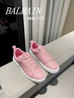 女款 男款 Balmain 巴尔曼 巴尔曼 最新 春夏 经典运动鞋 独家首发 香港、美国、巴黎各大时尚博主及明星同款。 男女同款休闲鞋 。 海外订购原版，1:1