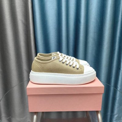 厂价半拖 单鞋 Miumiu 2024春夏新品帆布鞋 鞋面：牛仔布 垫脚：羊皮 码数：35-40 40定做不退不换