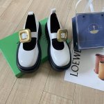 出厂： Bottega Veneta 葆爹2025顶级专柜 官网同步 独家首发 Bv时装周 大扣玛丽珍 小红书推荐 玛丽珍天花板 原版开模 代购版本 进口小羊皮