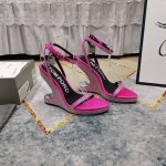 上新-TOM FORD顶级高版本2025新款异形跟烫钻绑带高跟凉鞋细节处理完美垫脚羊皮 质感细腻 AAA级YB意大利黑色真皮大底极致完美复刻1鞋面：进口真丝+烫