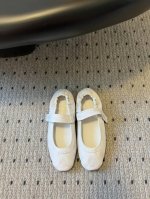 代购级350 miumiu 缪缪 25Ss早春新款 走秀新款一脚蹬懒人鞋玛丽珍芭蕾舞鞋 官方春夏走秀新款，时髦百搭·即可咸又可甜·一点也不磨脚 无论光脚穿还是搭