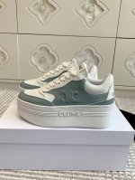 批 女款 Celine赛琳 新款增高神器厚底小白鞋 顶级品质 这一系列真的是绝了，简约百搭！ 原版进口牛皮 厚底：5Cm 原版开模Tpu大底 Size：35-4