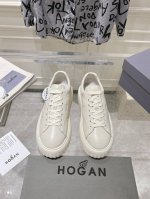 HOGAN情侣款最新饼干鞋 厚底小白鞋 运动鞋 休闲鞋上脚超级舒服百搭 面料:原版小牛皮内里:原版羊皮垫脚:原版注塑成型垫大底:原版开模发泡成型底码数：35-4