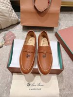 女款 男款 Lp新品发售loro Piana 官网同款针织乐福鞋｜采用 Wish 牛皮面料制作｜缝制鞋面采用独特针织面料制作工艺｜全方位一比一复原专柜工艺流程｜