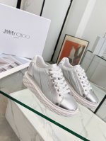 出厂价 拼接 Jimmy Choo周仰杰 2024春夏jc新款diamond 运动鞋系列上新鞋面采用原版进口牛皮拼接鞋底采用品牌元素防钻石多面切割塑形立体感十足