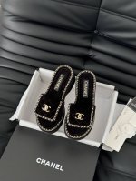Chanel 25C春夏新款全系列链条拖鞋全系列首发 专柜有的我都有！高版本高品质鞋面牛皮 原版面料 内里羊皮 原版大底Size:35-39 其他码数定