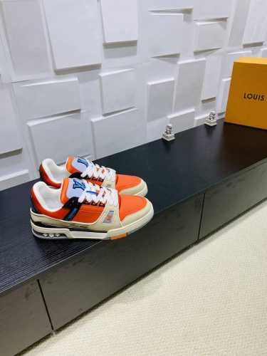 顶级版本 P： Lv Tarine路易威登x Tyler 联名款 驴牌 L家 压花 情侣款 休闲 运动鞋 滑板鞋 原版购入开发 路易威登 X Tyler 合作系
